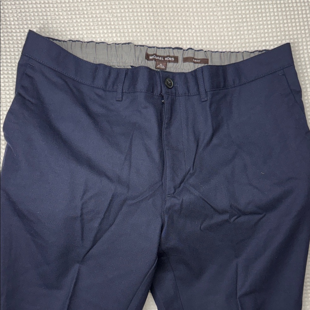 Michael Kors Deep Blue Wool Pants - XL